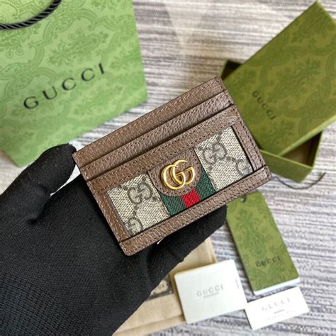 gucci porta carte|porta card gucci donna.